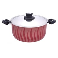 قدر طبخ تيفال من السيف - لون احمر - متوفر بعدة مقا...