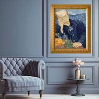 لوحة جدارية كلاسيكية مطبوعة ومغلفة بالزجاج - الفنا...