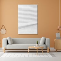 لوحة جدارية تشكيلية - فن تجريدي- مطبوعة على لوح اك...