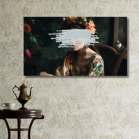 لوحة جدارية كنفاس مطبوعة وديكور مودرن