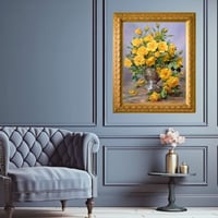 لوحة جدارية كلاسيكية مطبوعة ومغلفة بالزجاج - الفنا...