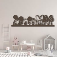 منحوتة خشبية لوحة ديكور لغرف الاطفال