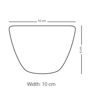 زبدية زجاجية فاخرة بزخرفة فضية وتصميم معاصر