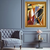 لوحة جدارية كلاسيكية مطبوعة ومغلفة بالزجاج - الفنا...