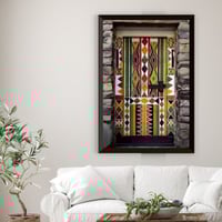 الباب - لوحة جدارية مطبوعة فنية وديكور