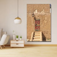 لوحة جدارية تشكيلية - الباب - مطبوعة على لوح اكريل...