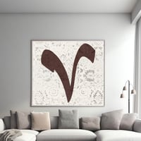 لوحة جدارية مطبوعة - زخرفة عربيه