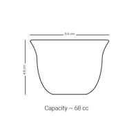 طقم فناجين قهوة عربية زجاج ازرق مذهب بتصميم عصري