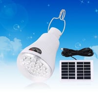 لمبة رحلات تعمل بالطاقة الشمسية مع درجات إضاءة