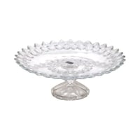 صحن تقديم بقاعدة زجاج 30*5سم