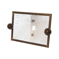 طوفريه خشب بمسكه ذهبي كرلك كبير