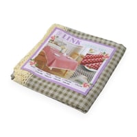 مفرشة طاولة قماش اللهيب