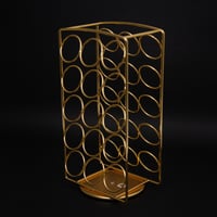 حامل كبسولات ذهبي | 30 كبسولة