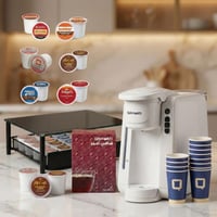 مجموعة الانطلاقة مع محضرة الكبسولات البيضاء