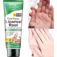 كريم مستخلص عرق السوس - كريم مرطب مكثف لليدين للحف...