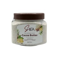 مقشر للجسم والوجه بزبدة الكاكاو وفيتامين الوجه وال...