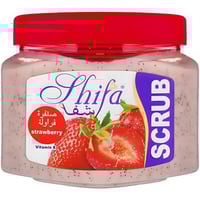 منظف صنفرة - صنفرة وجه طبيعية بخلاصة الفراولة لتنظ...