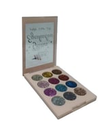 لوحة ظلال العيون - مجموعة نابضة بالحياة من 12 ظلال...