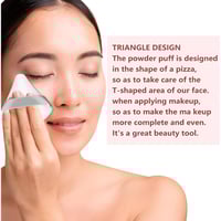 إسفنجة المكياج - مجموعة من 4 أدوات تطبيق بودرة لكر...