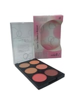 لوحة ظلال العيون - 6 ألوان نابضة بالحياة لمظهر الع...