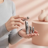 مجموعة مقص الأظافر - ثلاثة أحجام مختلفة للاستمالة...