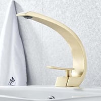 خلاط مغسلة نحاس بارد حار بتصميم كوبرا