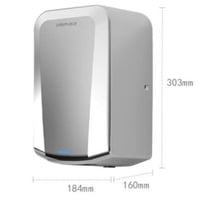 مجفف يد اتوماتيكي ستانل ستيل حادر بارد مع فلتر ضد...