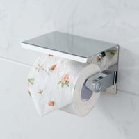 حامل مناديل مفرد كروم