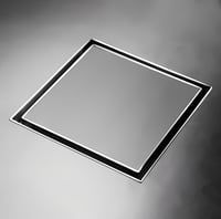 صفاية بلاط مخفية 15x15 كلين اوت ستانل ستيل مقاوم ل...