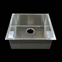 مجلى حوض مطبخ 50x50 مصنوع من الستانلس ستيل ماركة A...