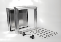 غطاء غرفة تفتيش المنيوم مقاس 70x70 ماركة AUSHEN