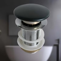 هراب مغسلة أسود كروم بنظام بوب اب - تصميم أنيق ومت...