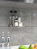 رف حمام المنيوم 30سم مقاوم للصدا والتاكل