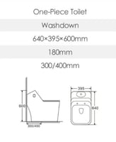 كرسي حمام أفرنجي دفع وشفط مقاس 30سم