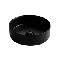 حوض مغسلة خارجي اسود مطفي 40سم