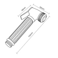 شطاف حمام كامل أسود ماركة ZINTH