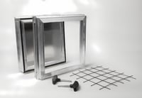 غطاء غرفة تفتيش المنيوم مقاس 80x80 ماركة AUSHEN