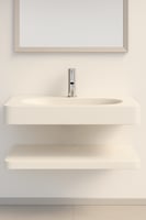 مغسلة ديكور كوريان 50x80 قص لون بيج