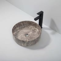 حوض مغسلة خارجي بني فاتح 40سم