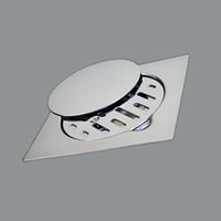 صفاية 15سمx15سم ستانل ستيل مقاوم للصدأ 4 انش