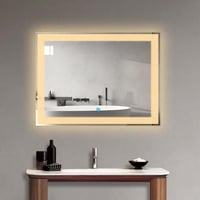 مراية مربع ليد LED ثلاثة الوان 60x60 بنظام أضاءة ت...