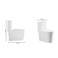 كرسي حمام أفرنجي دفع وشفط مقاس 25سم