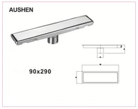 صفاية بلاط مقاس 29سم x 9سم ستانل ستيل المقاوم للصد...