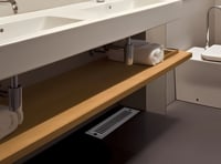 صفاية شاور شبك مقاس 40 سمx10 سم ستانلس ستيل المقاو...