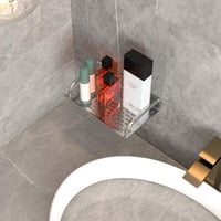 رف حمام المنيوم 30سم مقاوم للصدا والتاكل