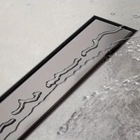 صفاية شاور مخفية بلاط 50سم x 5.5سم ستانل ستيل المق...