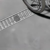 مجرى تصريف مياة المنيوم 2مترx10سم ماركة AUSHIN