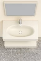 مغسلة ديكور كوريان 50x80 قص لون بيج