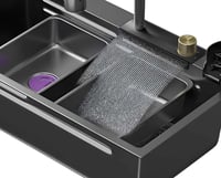 مجلى حوض مطبخ نانو سيراميك 75x47 مقاوم للخدش والصد...