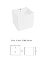 مغسلة معلقة جداري 42 سم ماركة Zinth